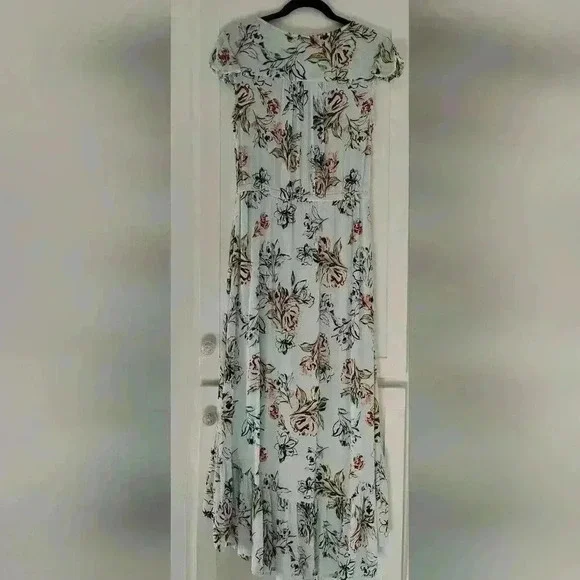 New Directions | women's| floral pastel high low dress | size Medium - Picture 3 of 6